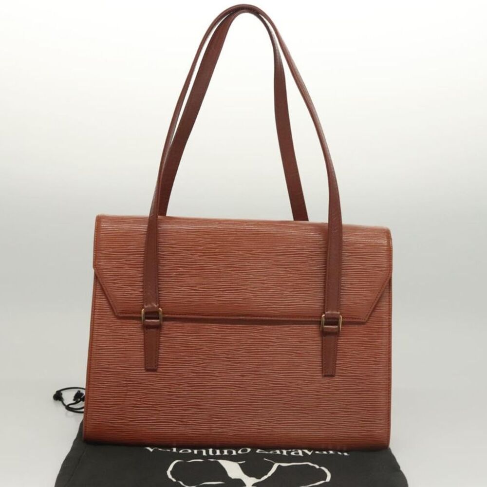 Valentino Garavani Brown Leather Shoulder Bag (Pre-Owned) - Picture 12 of 16